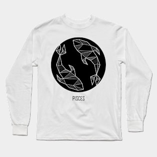 Pisces - Geometric Astrology Long Sleeve T-Shirt